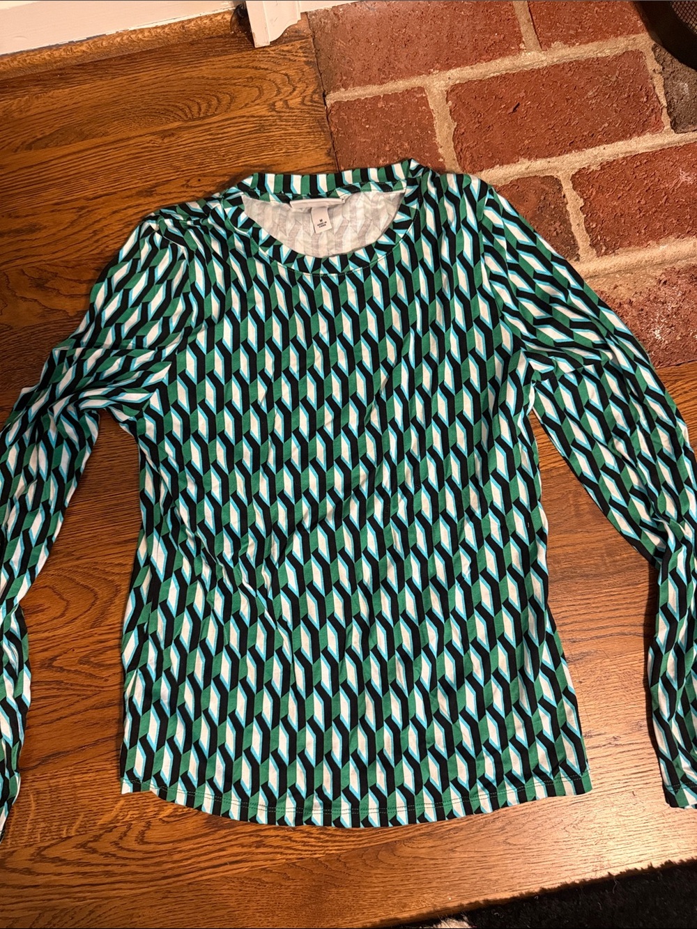 Diane Von Furstenberg DVF for target long sleeve cotton tee size M